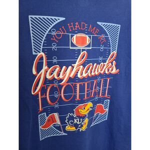 NWT Champion Univ Kansas Jayhawks football long sleeve shirt - XL